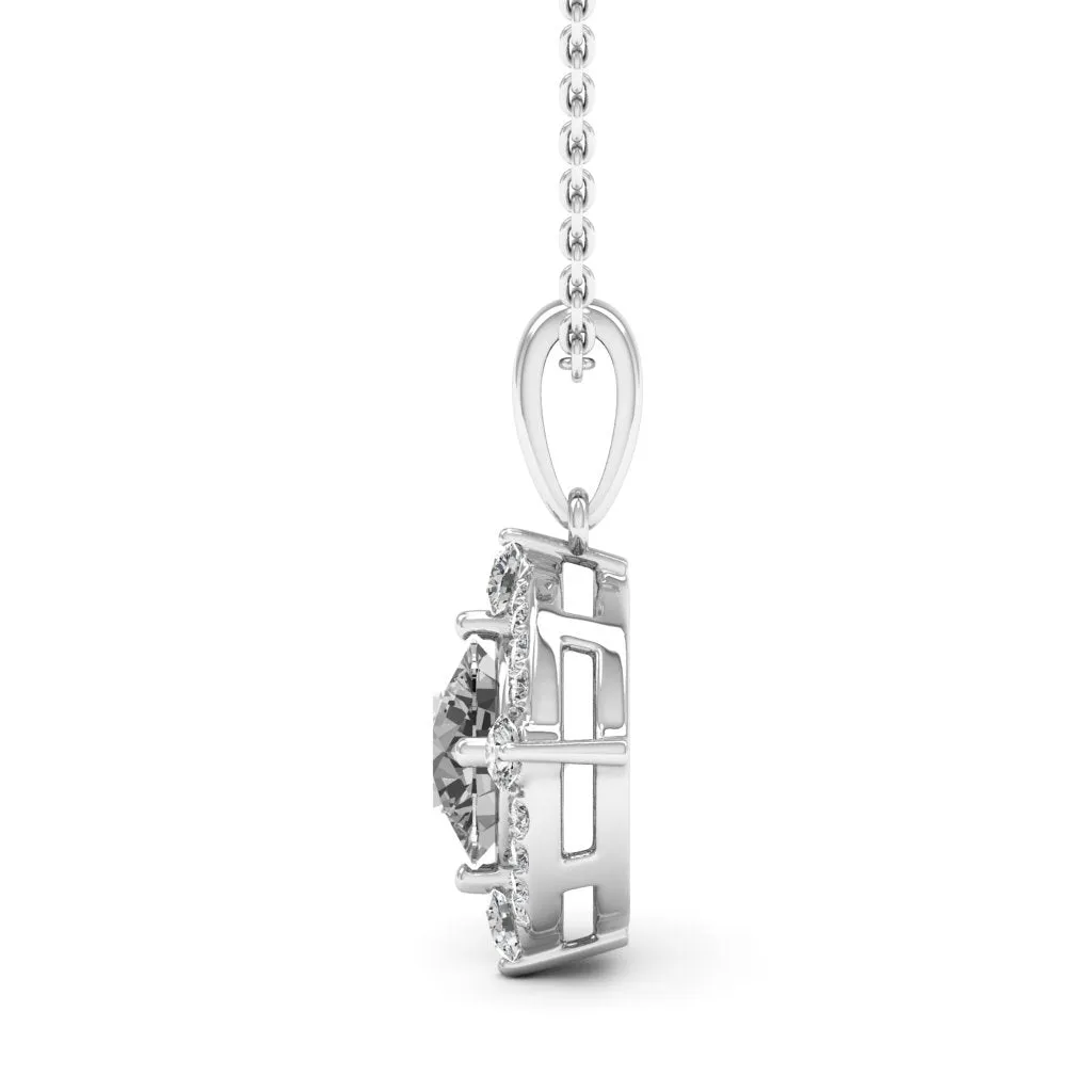 1.20 d.e.w cts Regina Moissanite Necklace