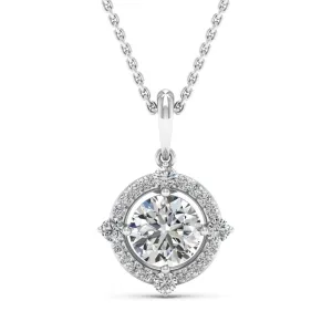 1.20 d.e.w cts Regina Moissanite Necklace