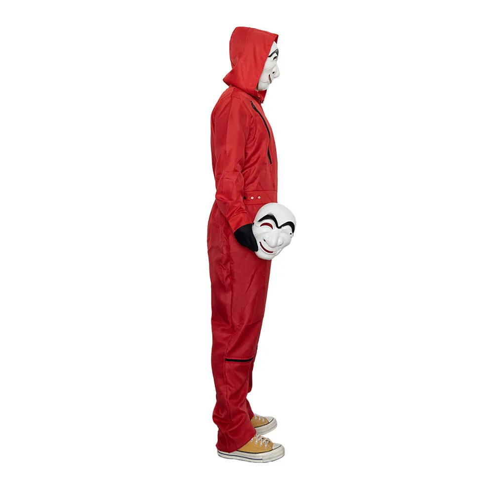 2022 Money Heist Korea Costume   Mask Joint Jumpsuit TV Show Joint Economic Area Cosplay