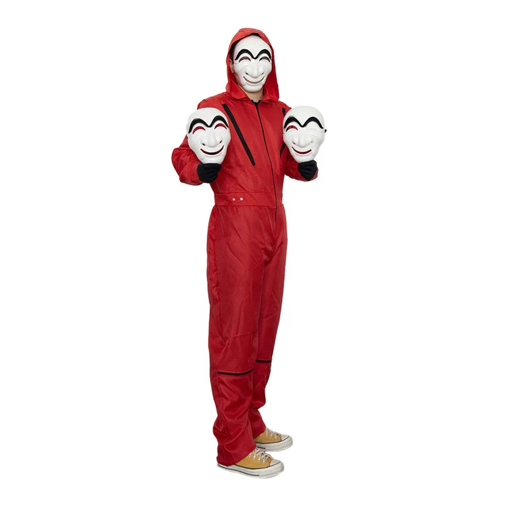 2022 Money Heist Korea Costume   Mask Joint Jumpsuit TV Show Joint Economic Area Cosplay