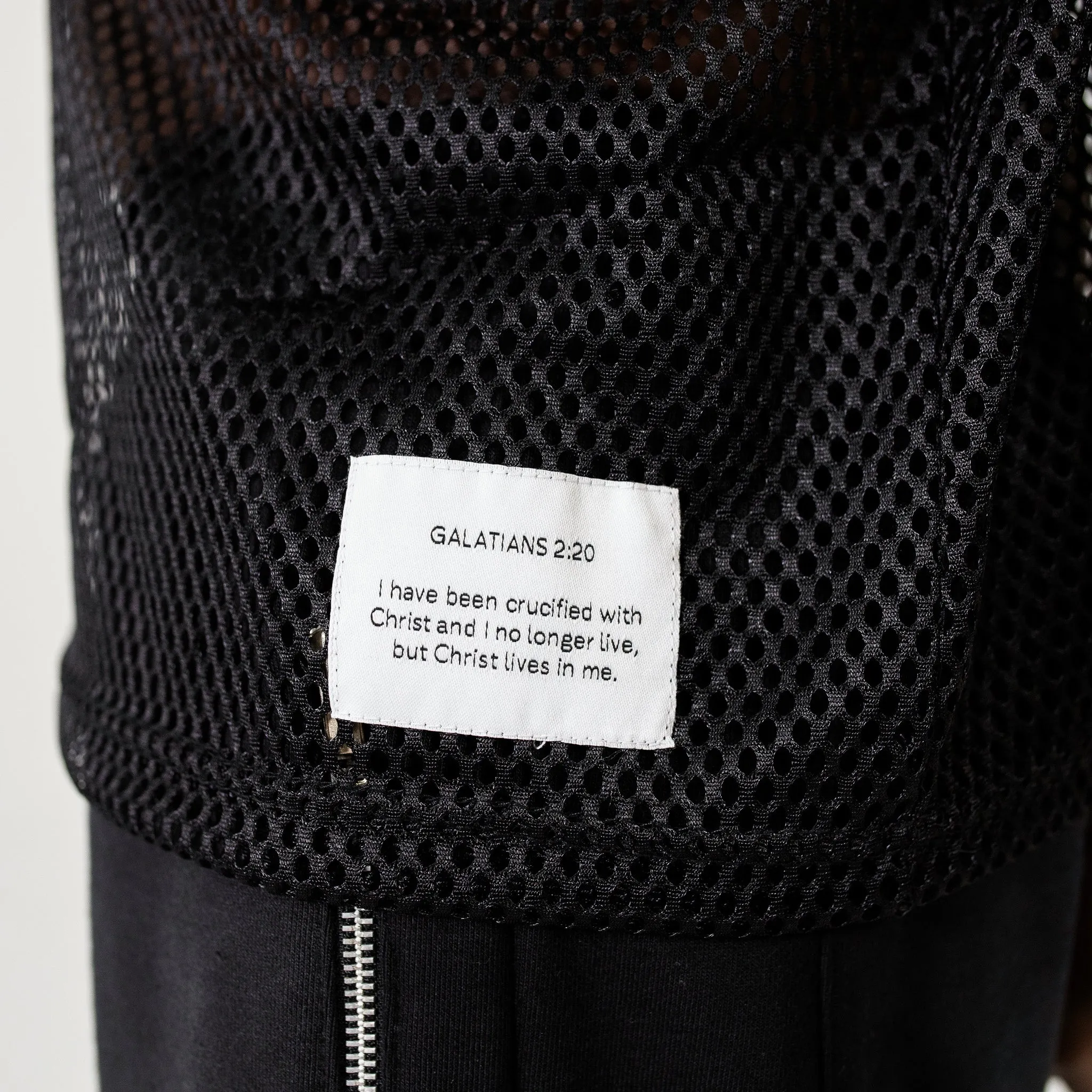 220 Cropped Mesh Polo