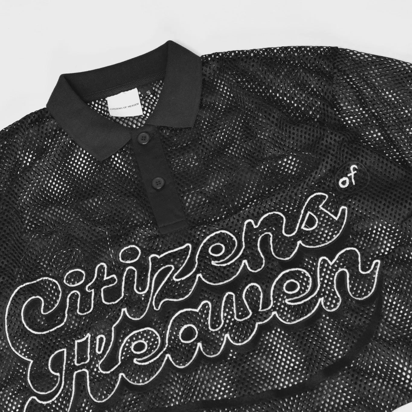 220 Cropped Mesh Polo