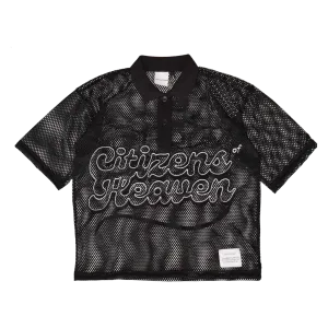 220 Cropped Mesh Polo