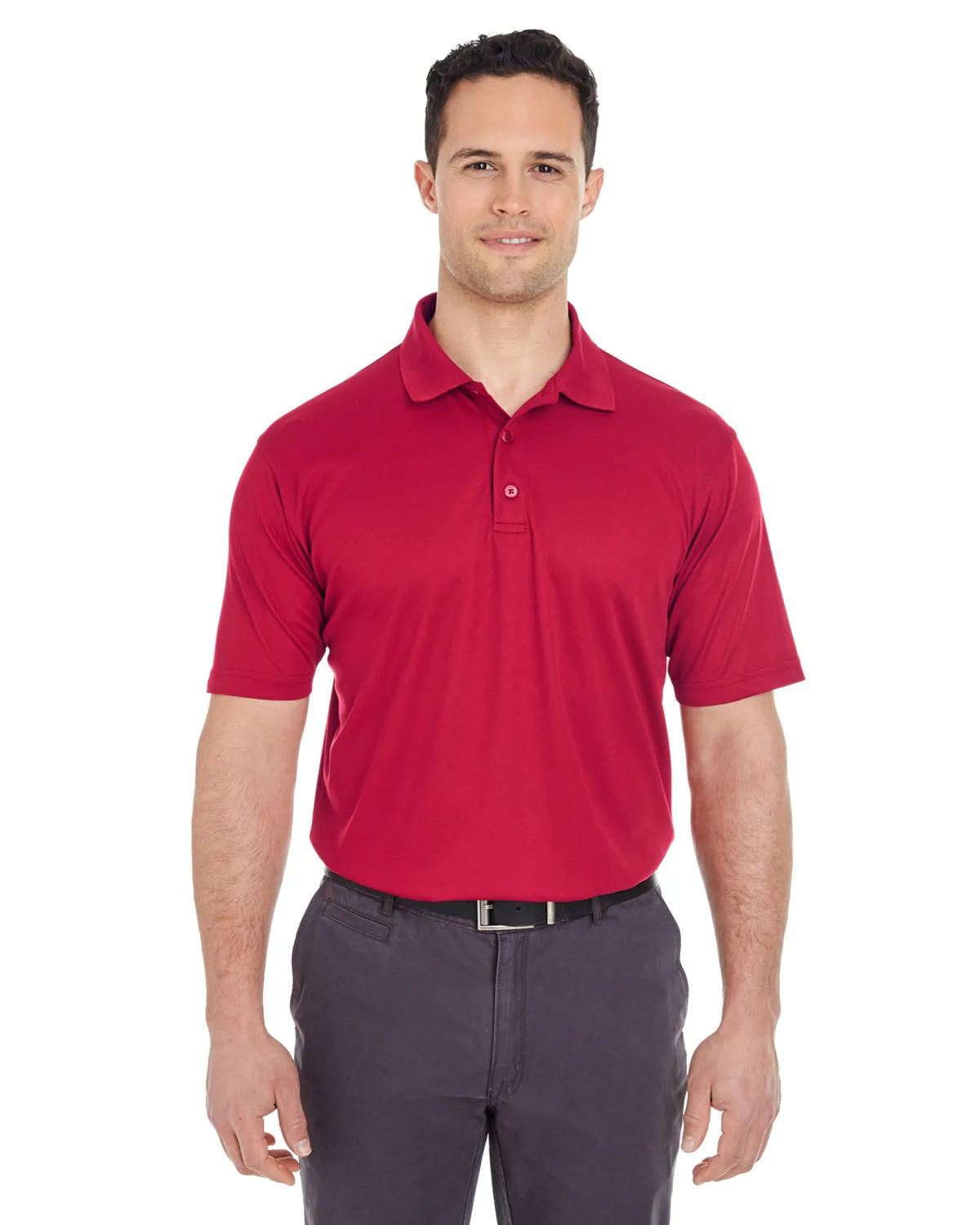 8210 UltraClub Men's Cool & Dry Mesh Piqué Polo
