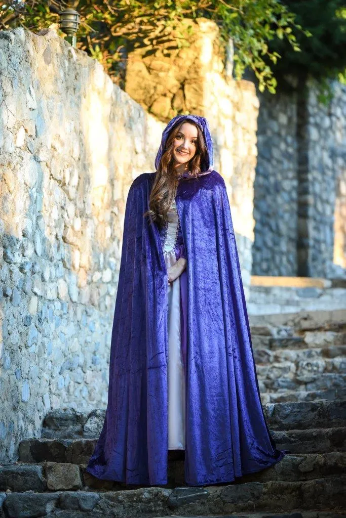 Adult Cloak Dark Purple