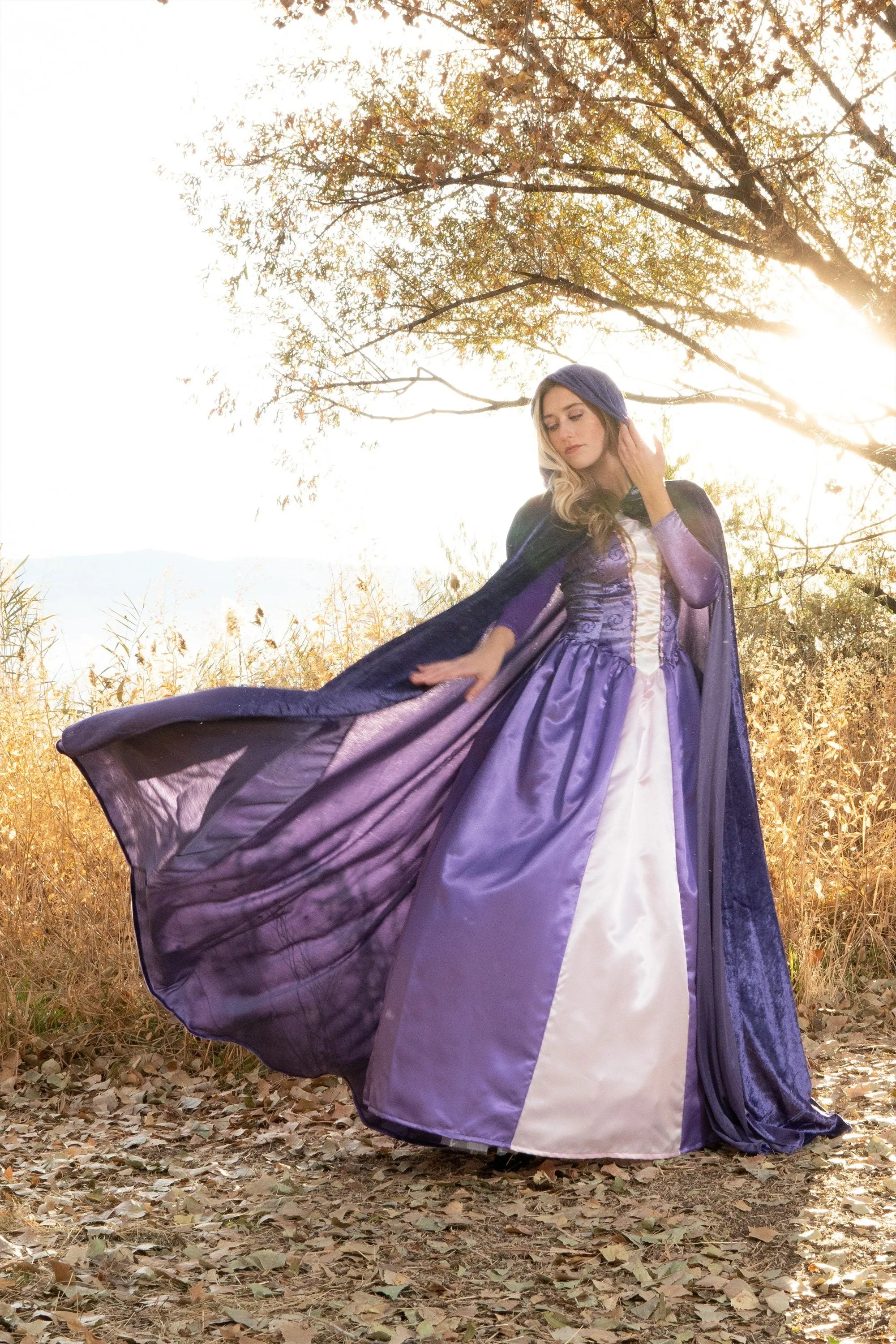 Adult Cloak Dark Purple