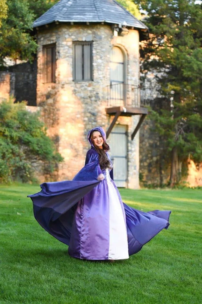 Adult Cloak Dark Purple