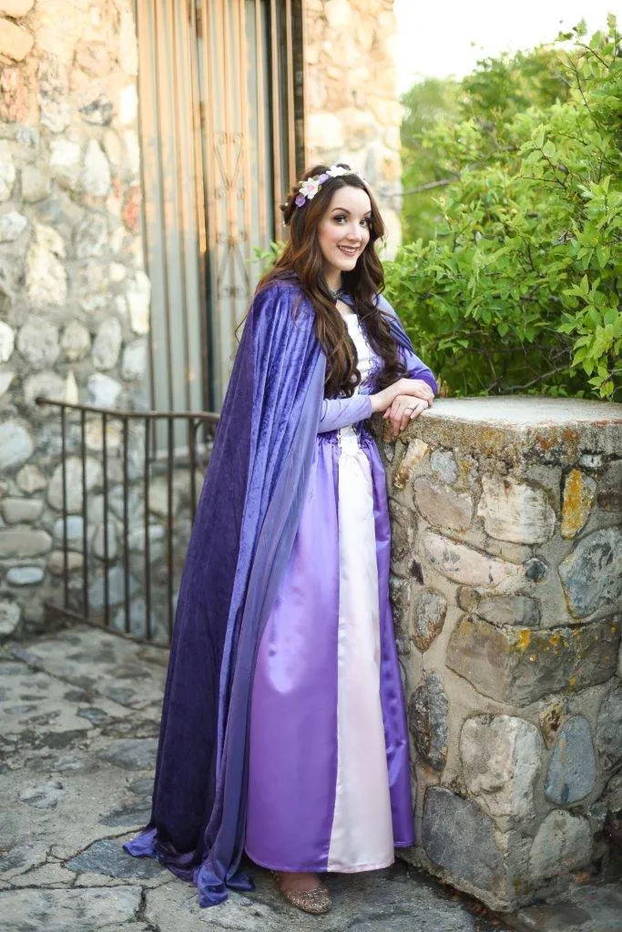 Adult Cloak Dark Purple