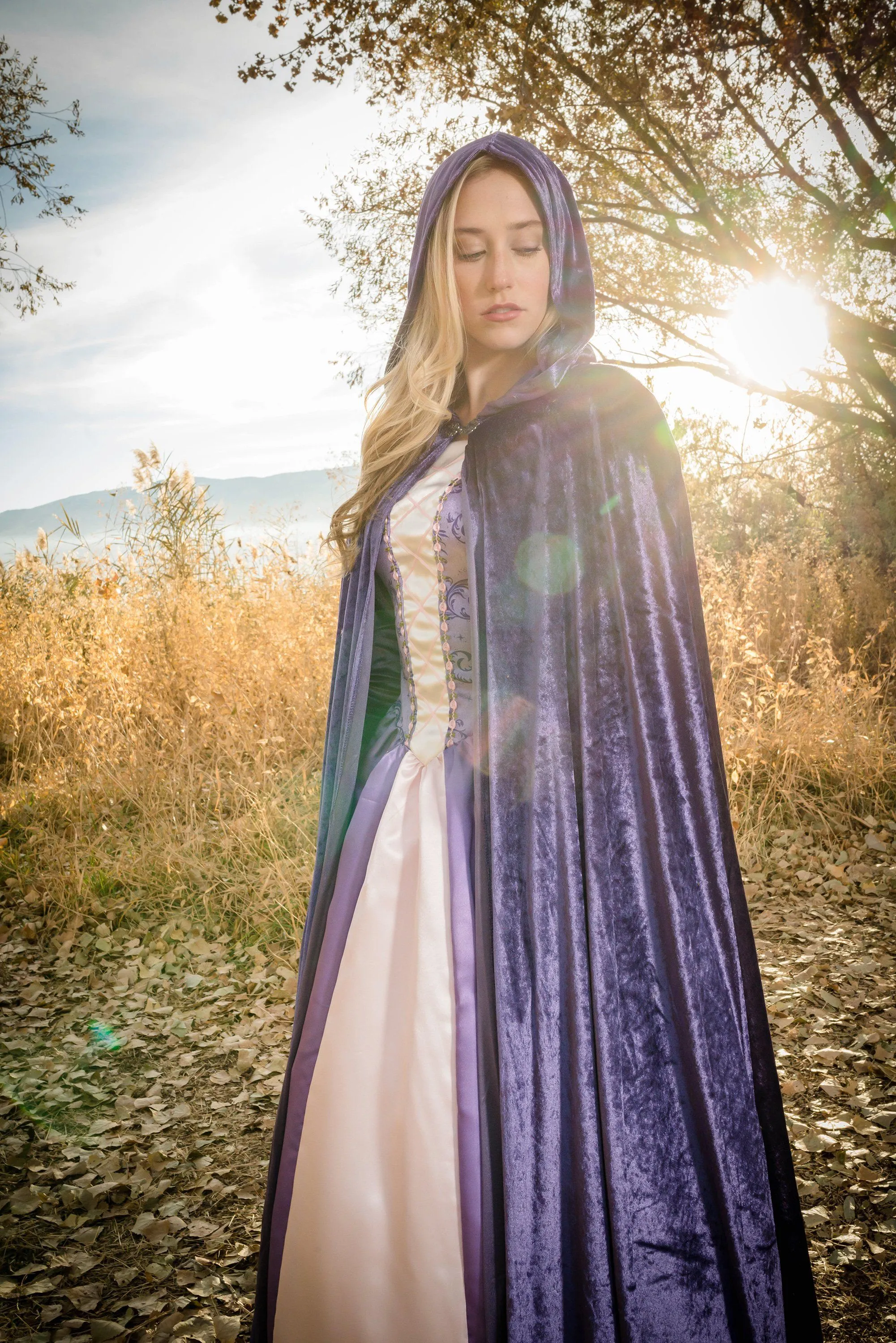 Adult Cloak Dark Purple