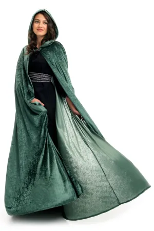 Adult Cloak Woodland Green