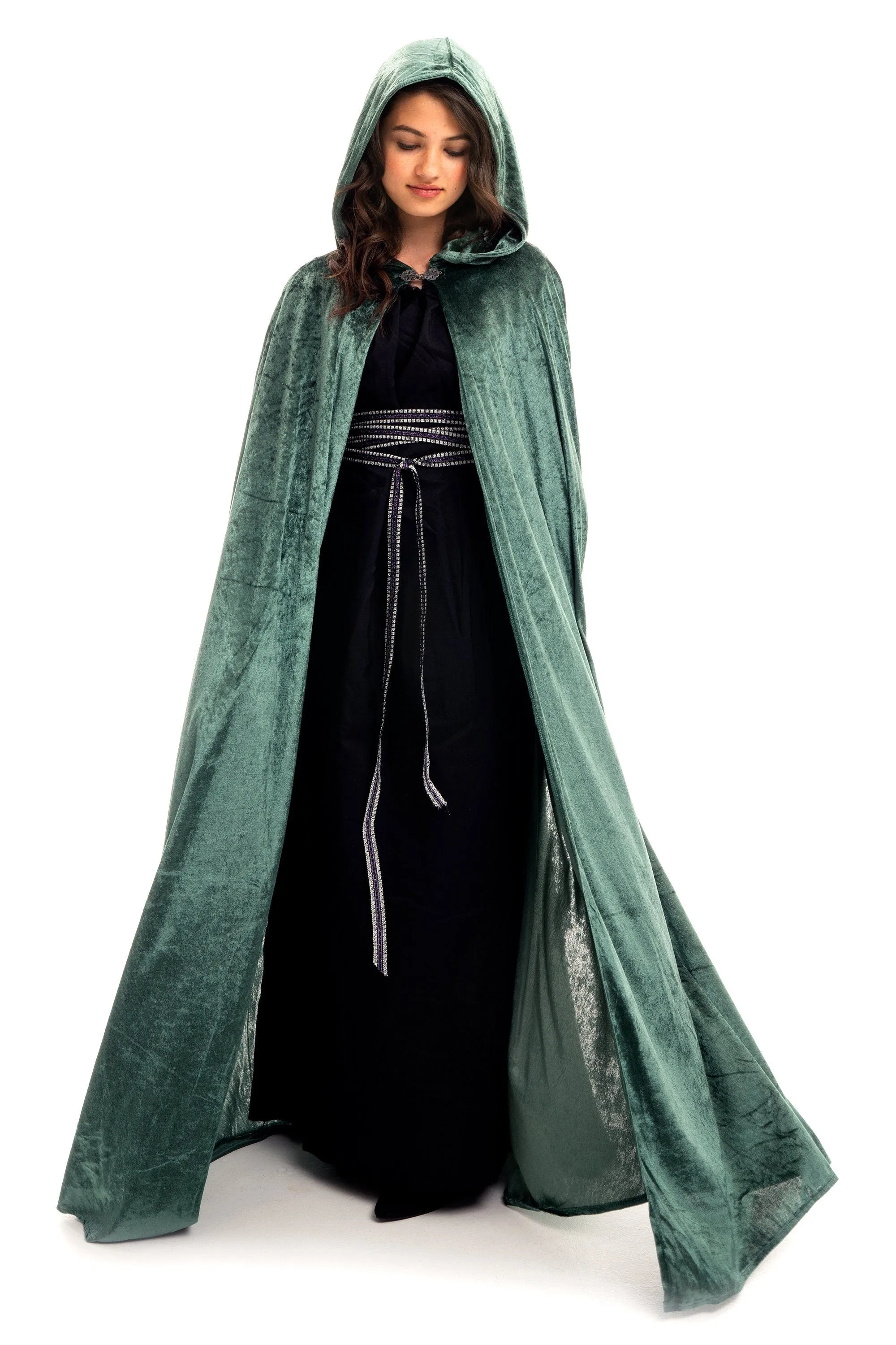Adult Cloak Woodland Green