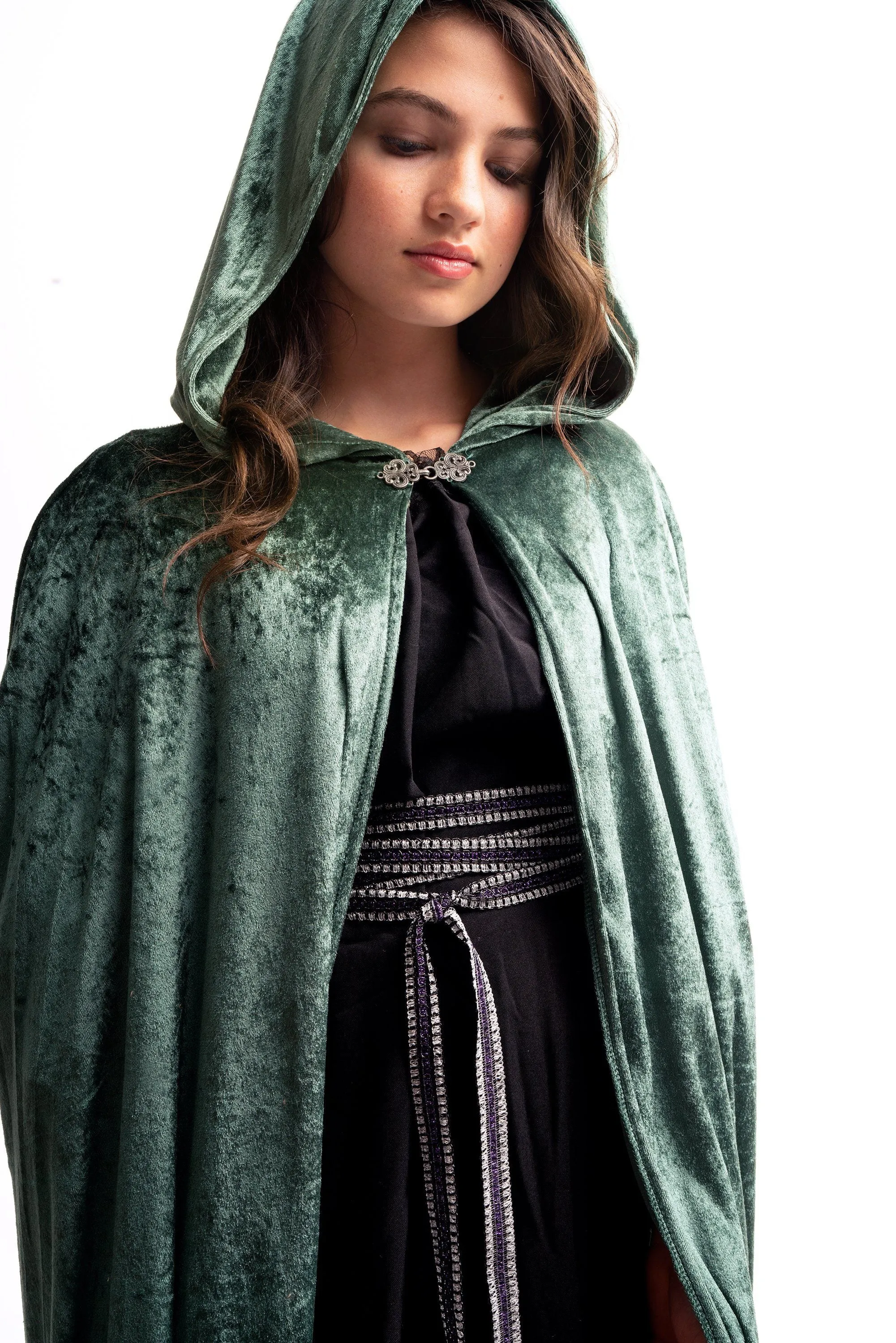 Adult Cloak Woodland Green