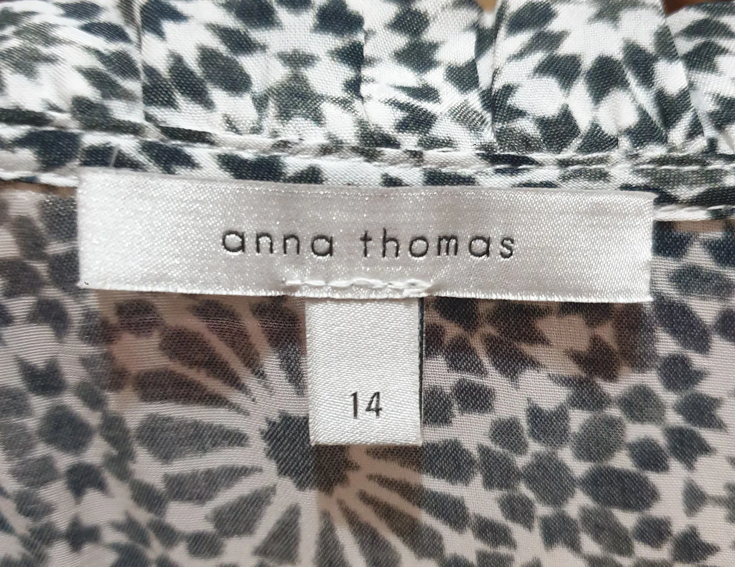 Anna Thomas silk mix dress size 14