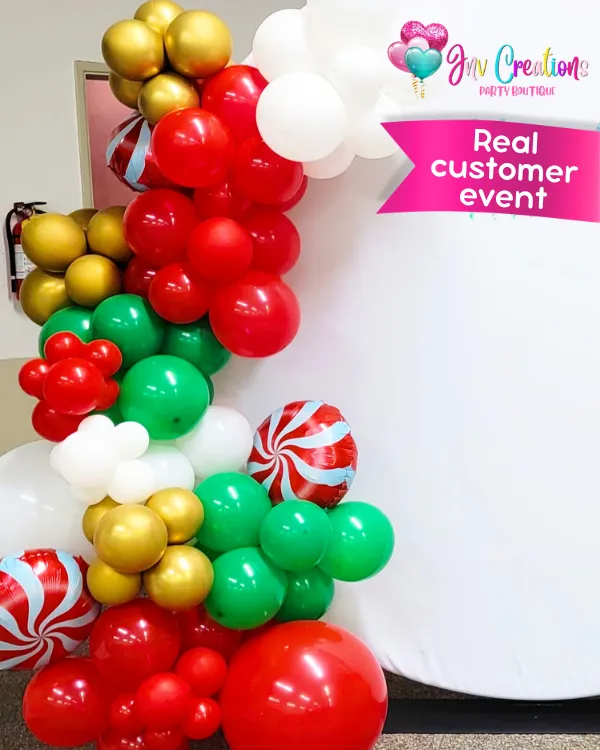 Apple Red Party Balloons - 50 pcs.