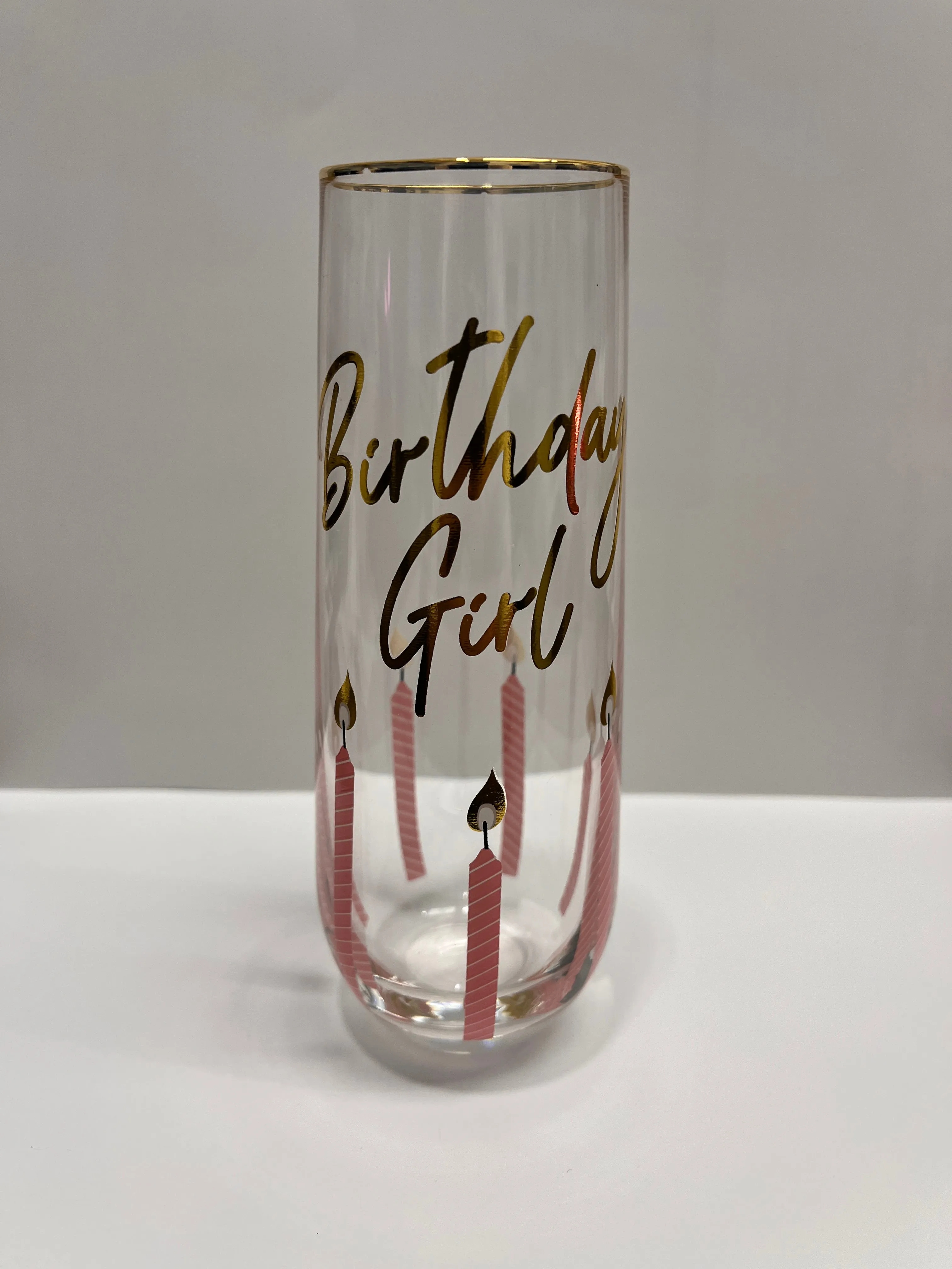 Birthday Girl Glass Champagne Flute