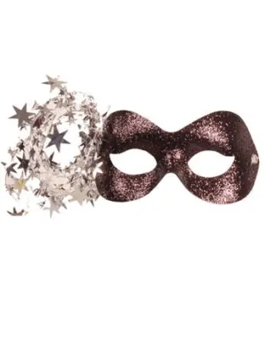 Black and Gold Masquerade Facepiece