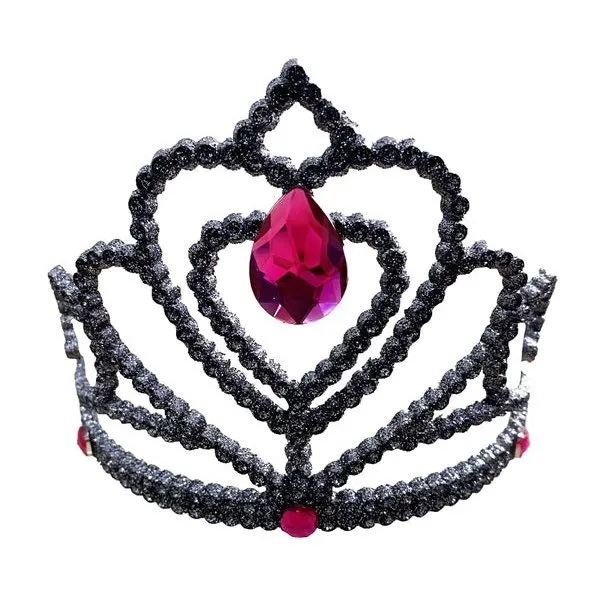 Black Glitter Tiara