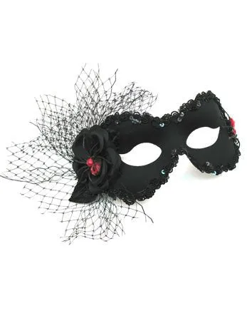 Black Masquerade Facepiece