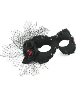 Black Masquerade Facepiece