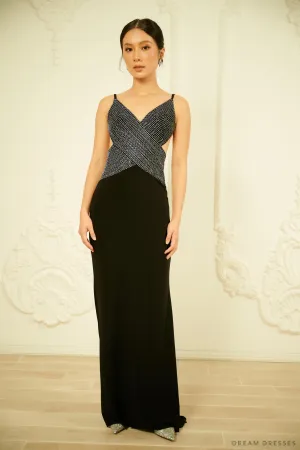 Black Tie Evening Dress (#KATIA)