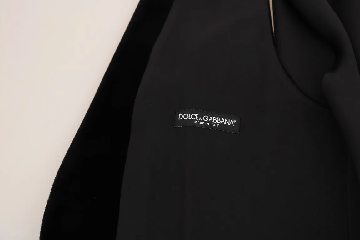 Black Velvet Formal Cotton Vest