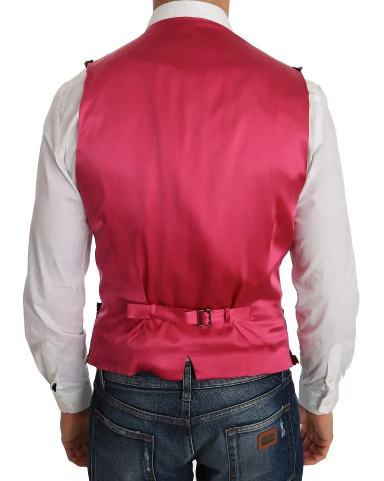 Bordeaux Velvet Gold Crown Vest