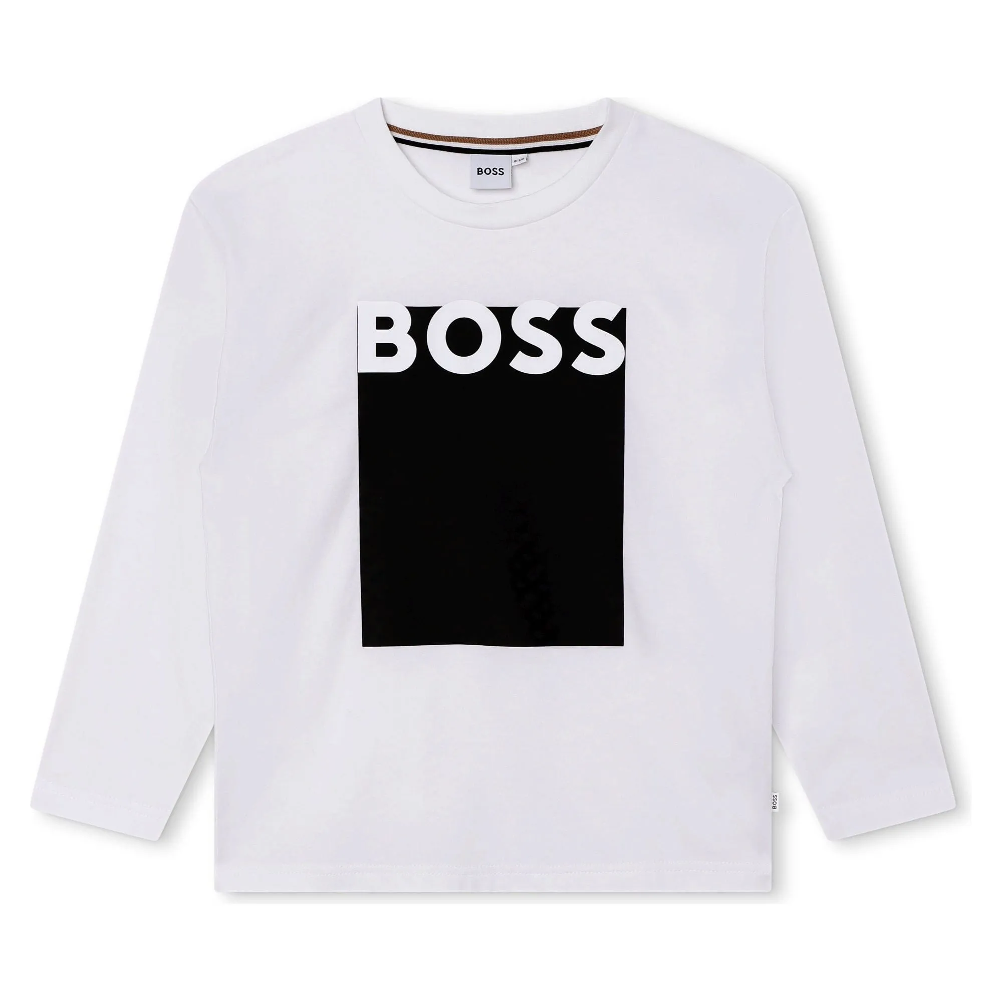 BOSS Panel T Shirt -White