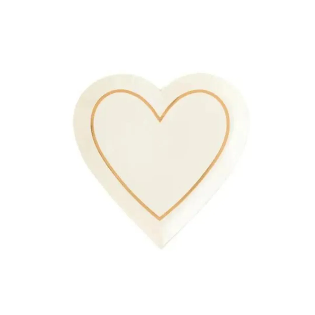 Bride to Be Heart Plates