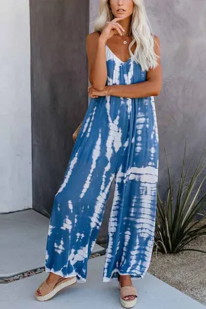 Chicindress Loose Tie-dye Cute Jumpsuit(2 Colors)