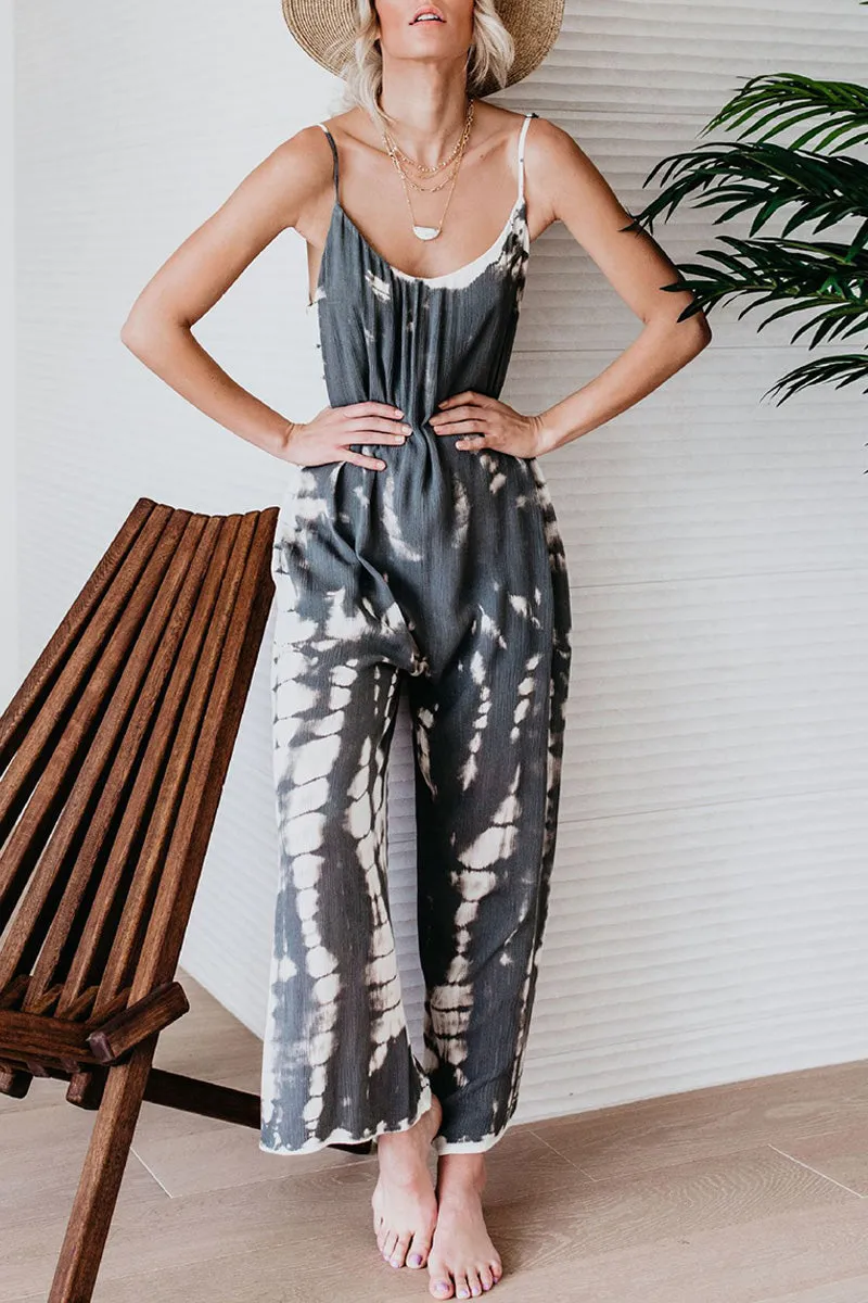 Chicindress Loose Tie-dye Cute Jumpsuit(2 Colors)
