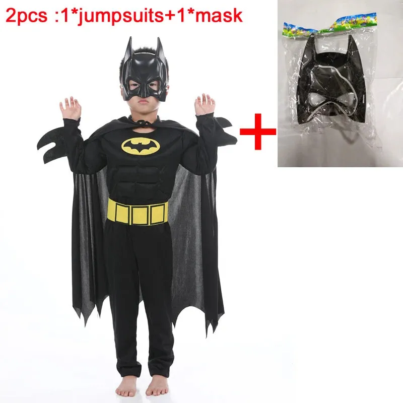 Children'S Halloween Cute Pumpkin Baby Clothing Cosplay Black Bat Man Costumes the Hulk Halloween Costume Giant Masquerade Cloth