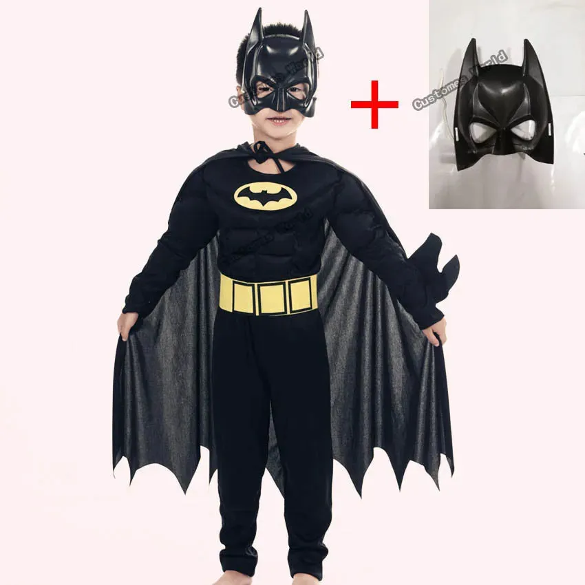 Children'S Halloween Cute Pumpkin Baby Clothing Cosplay Black Bat Man Costumes the Hulk Halloween Costume Giant Masquerade Cloth