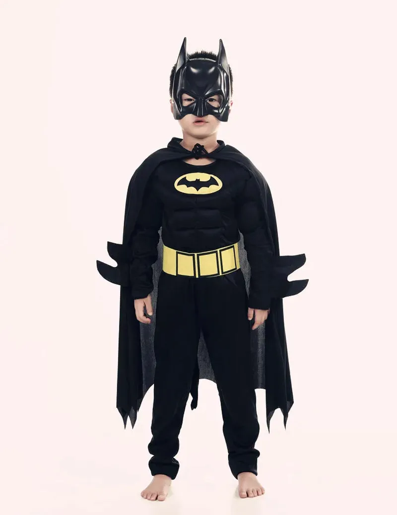 Children'S Halloween Cute Pumpkin Baby Clothing Cosplay Black Bat Man Costumes the Hulk Halloween Costume Giant Masquerade Cloth