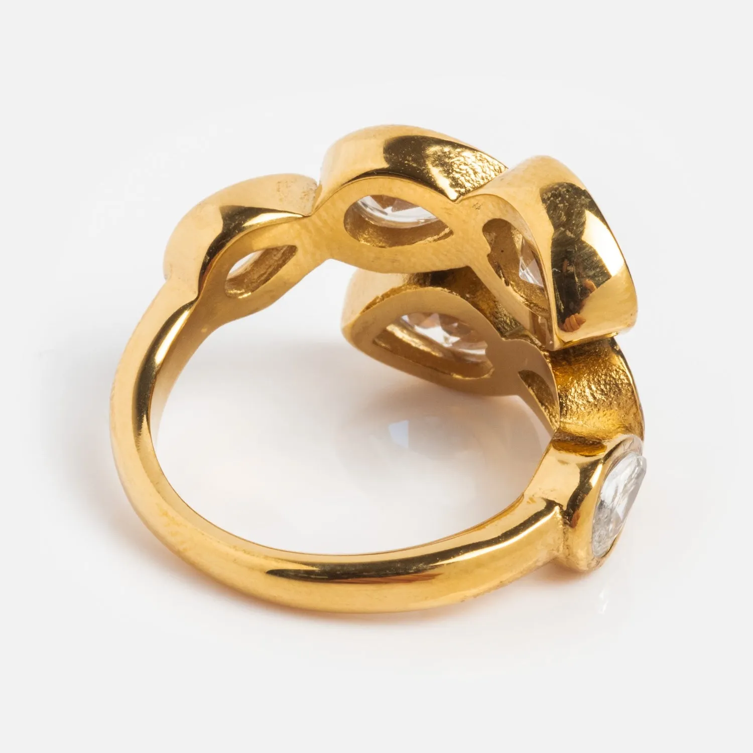 Clear Bezel Wrap Ring