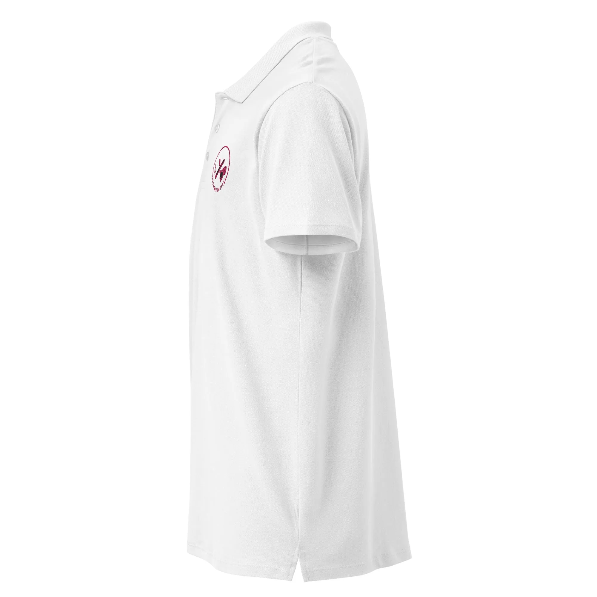 Clubs and Sticks Premium Pique Embroidered Polo Shirt - Pink