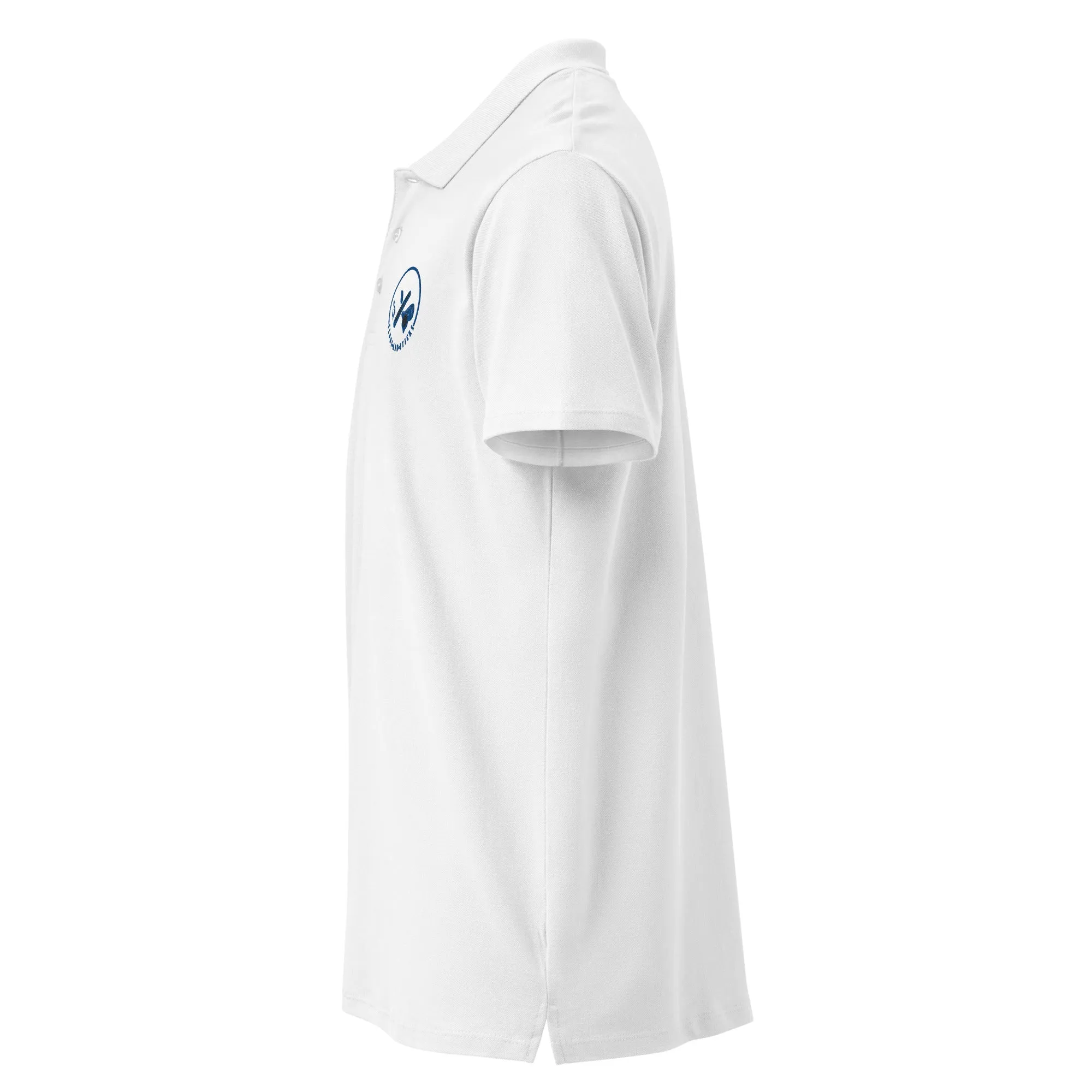 Clubs and Sticks Premium Pique Embroidered Polo Shirt - Royal Blue