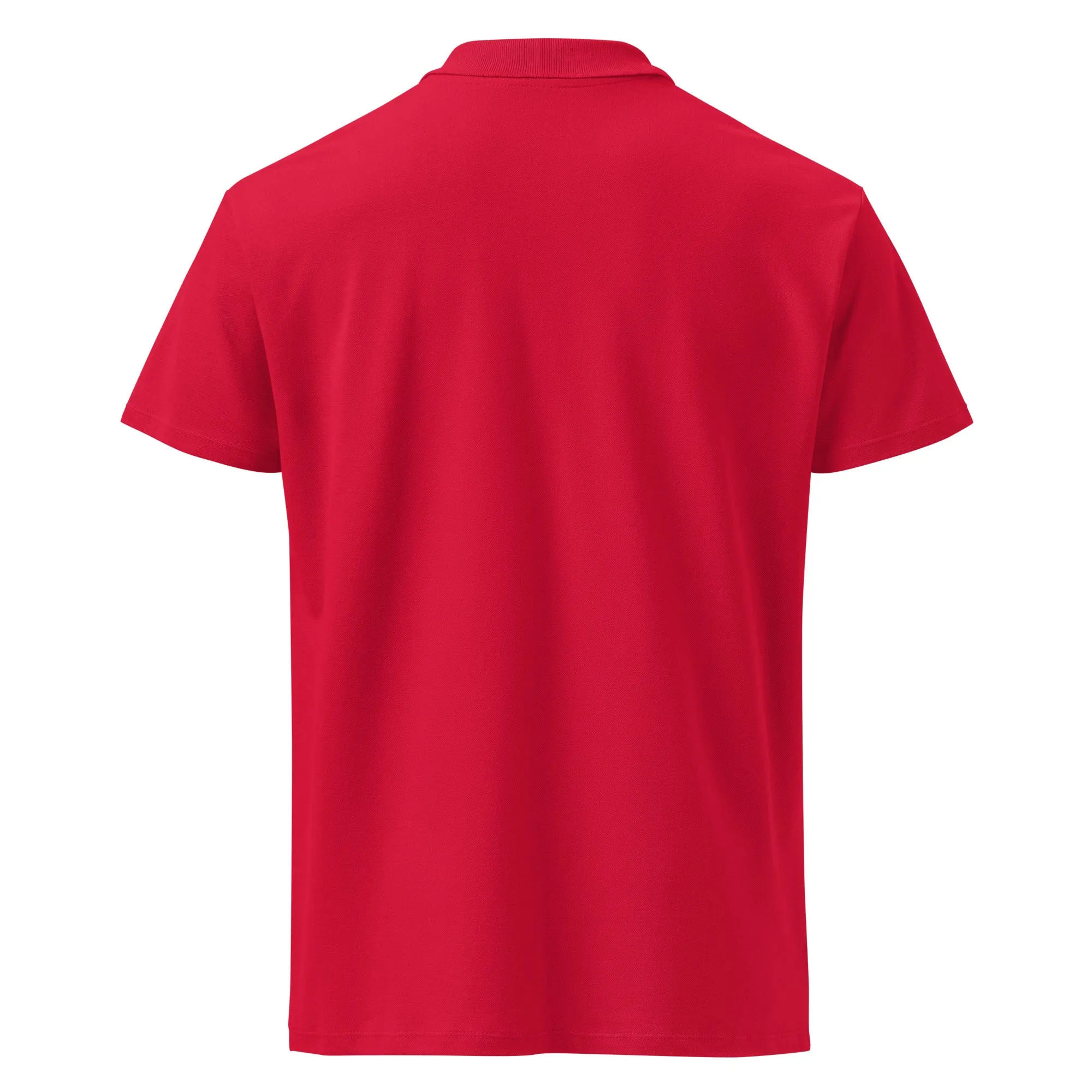 Clubs and Sticks Premium Pique Embroidered Polo Shirt - Royal Blue