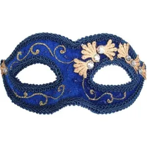 COCO Blue Velvet Eye Mask