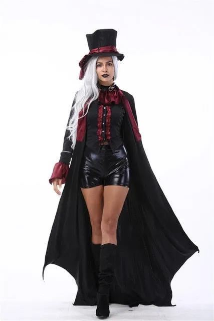 Cosplay Halloween costume adult men women couple vampire costume masquerade stage costume devil costume zombie ghost dress
