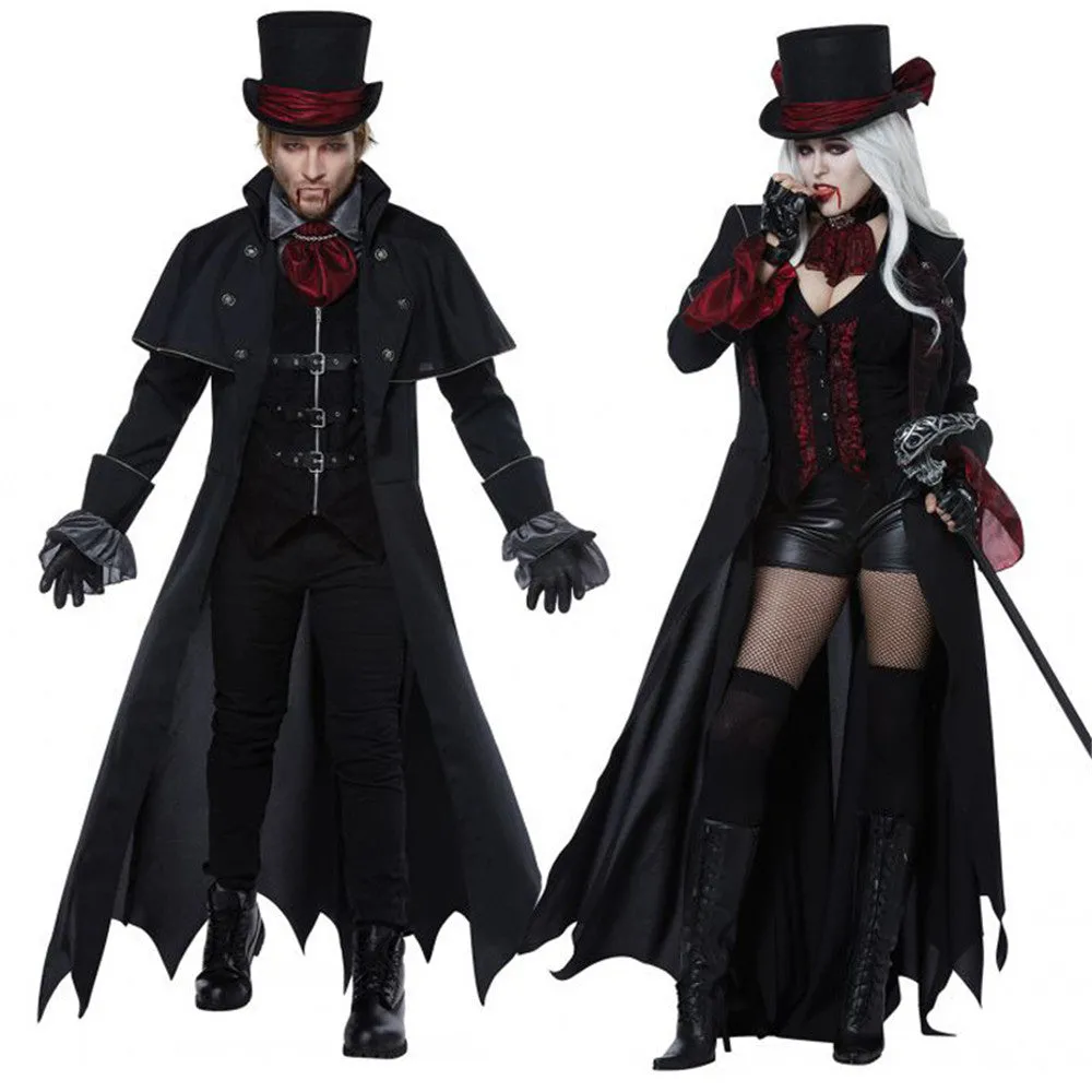 Cosplay Halloween costume adult men women couple vampire costume masquerade stage costume devil costume zombie ghost dress