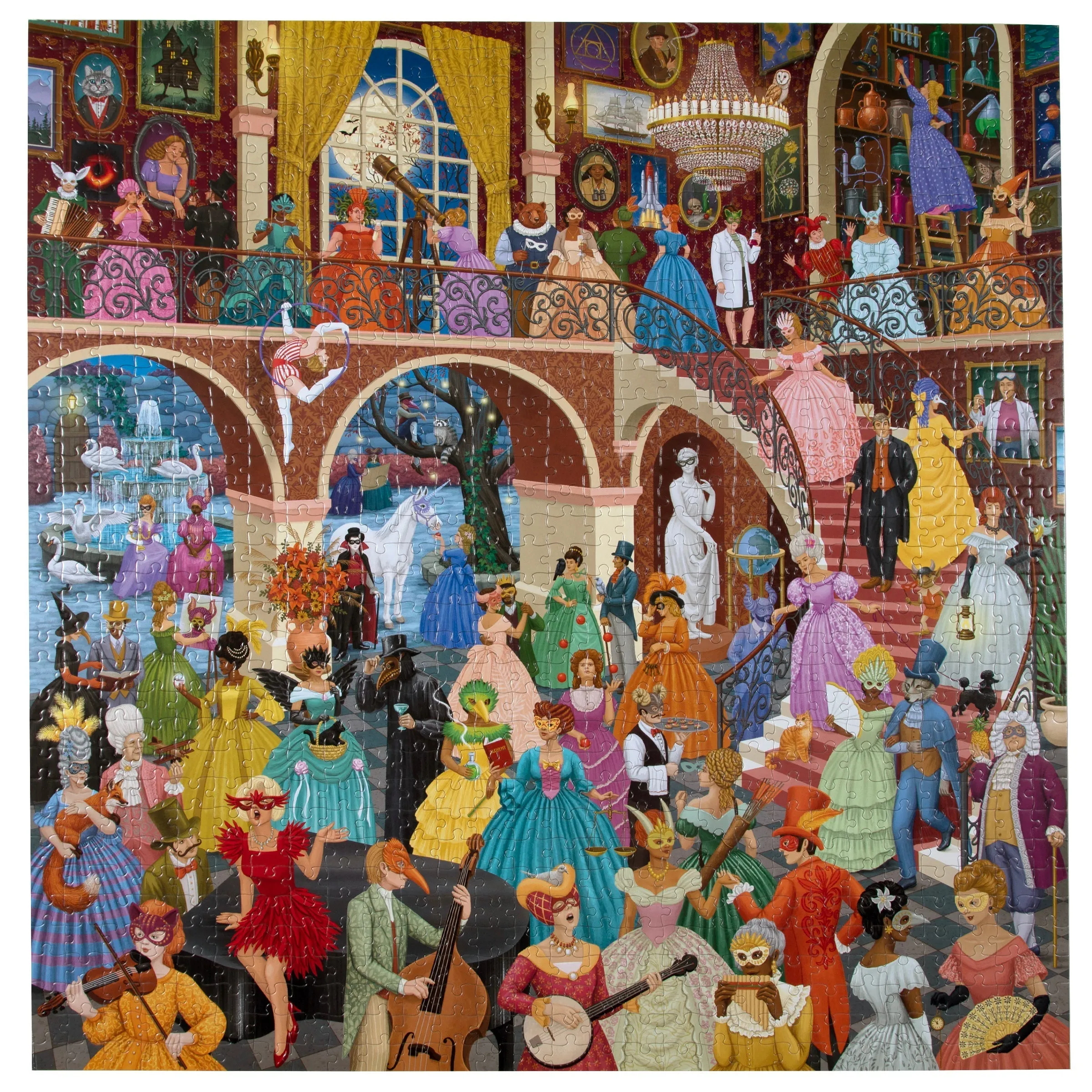 eeBoo Alchemist's Masquerade 1000pc Puzzle