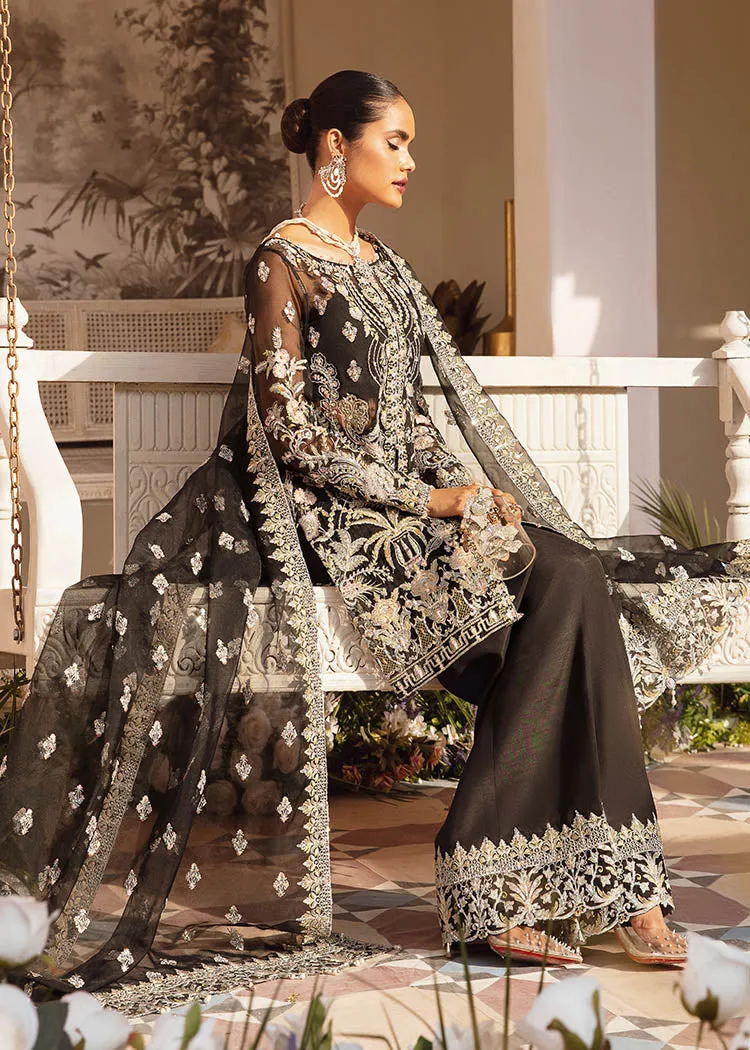 Embellished Black Salwar Kameez Pakistani Party Wear Dress