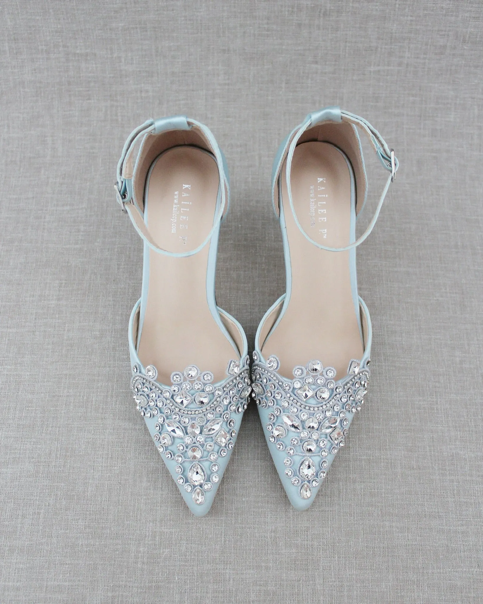 Embellished Rhinestones Wedding Heel