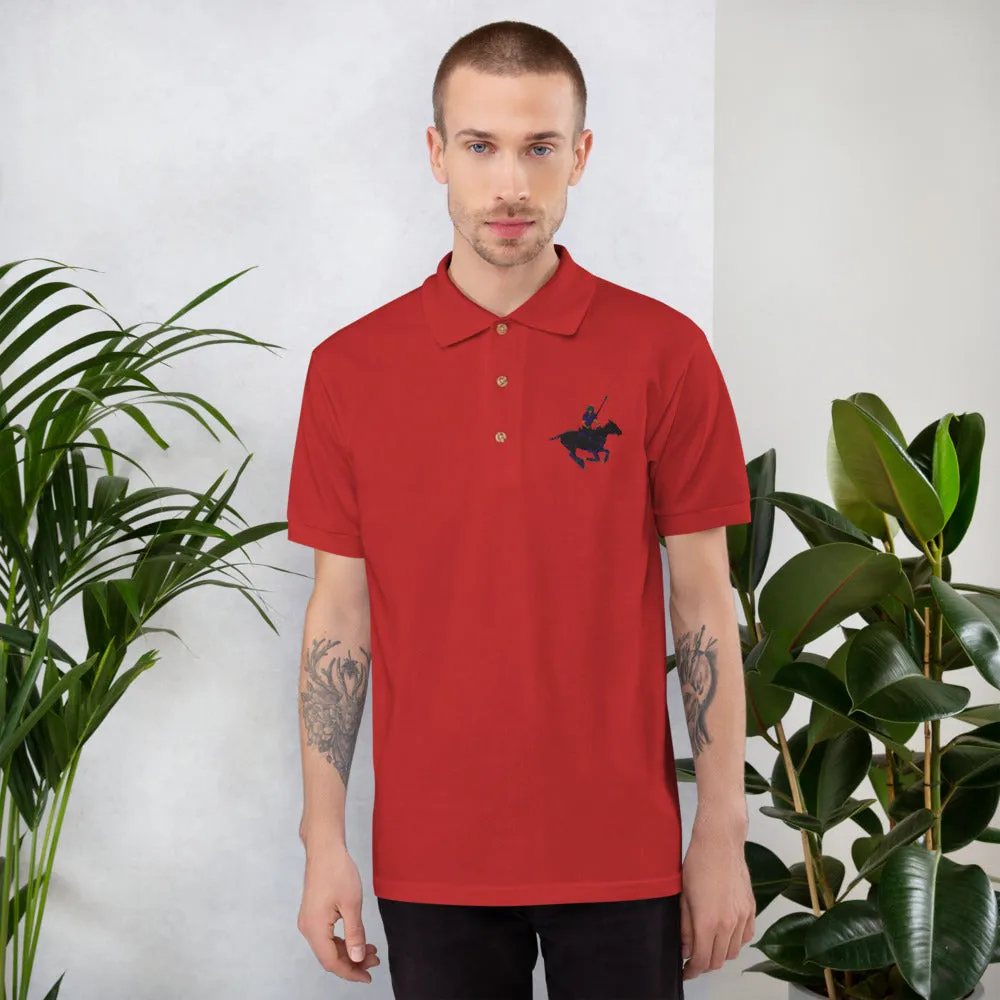 Embroidered Carib Action Pony Polo Shirt