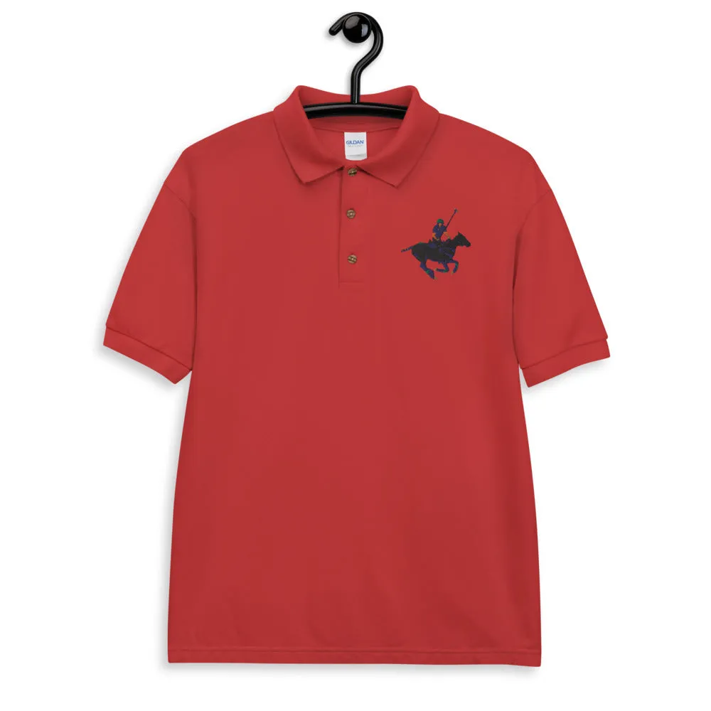 Embroidered Carib Action Pony Polo Shirt