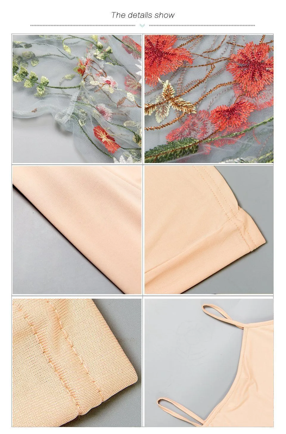 Embroidered Party Dress
