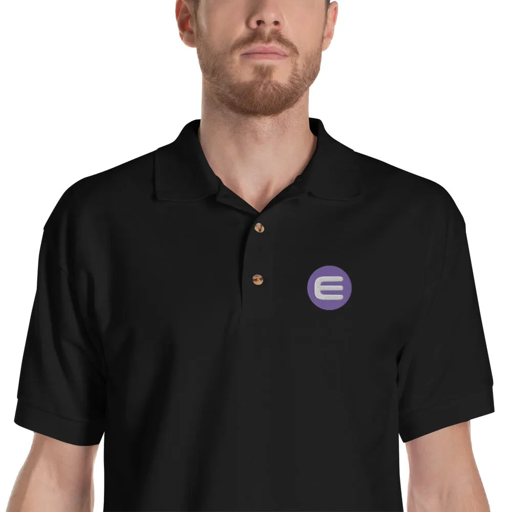 Enjin Embroidered Polo Shirt