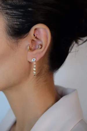 Evil Eye Chain Studs