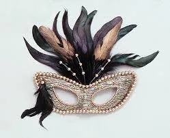 Feather Masquerade Mask