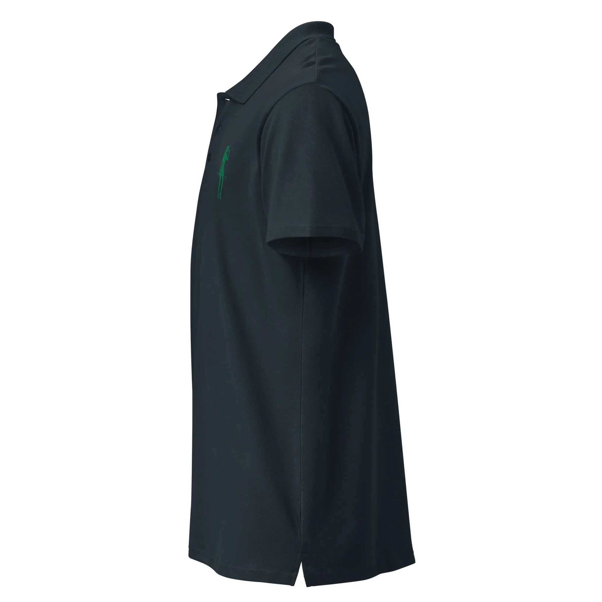 Female Golfer Premium Pique Embroidered Polo Shirt - Green